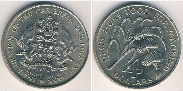 4 Dollar  Kupfer/Nickel 