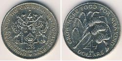 4 Dollar Saint Kitts and Nevis 镍/銅 