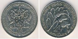 4 Dollar Saint Kitts and Nevis 镍/銅 