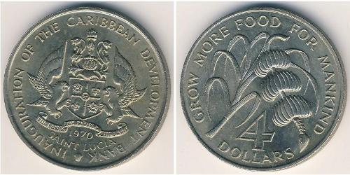 4 Dollar  銅/镍 