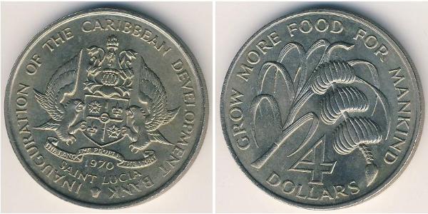 4 Dollar  銅/镍 