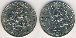 4 Dollaro Dominica Rame/Nichel 