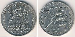 4 Dollaro  Rame/Nichel 