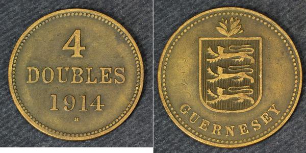4 Double Гернси Медь 