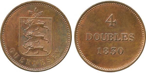 4 Double 根西 銅 