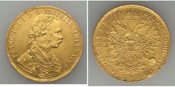 4 Ducat Austria-Hungary (1867-1918) Gold Franz Joseph I (1830 - 1916)