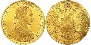 4 Ducat Österreich-Ungarn (1867-1918) Gold Franz Joseph I (1830 - 1916)