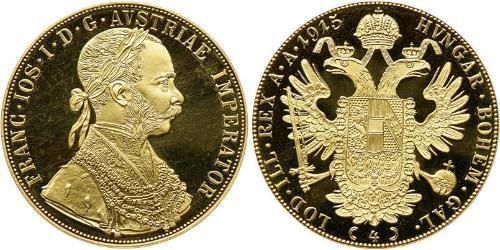 4 Ducat Österreich-Ungarn (1867-1918) Gold Franz Joseph I (1830 - 1916)