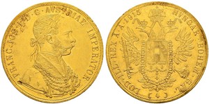 4 Ducat Autriche-Hongrie (1867-1918) Or Franz Joseph I (1830 - 1916)