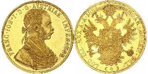 4 Ducat Imperio austrohúngaro (1867-1918) Oro Franz Joseph I (1830 - 1916)