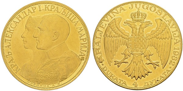 4 Ducat 南斯拉夫社会主义联邦共和国 (1943 - 1992) 金 