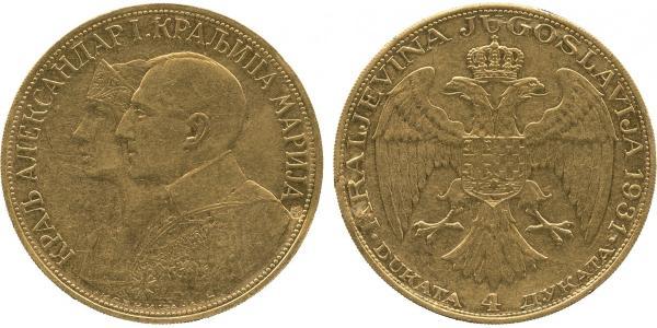 4 Ducat 南斯拉夫社会主义联邦共和国 (1943 - 1992) 金 