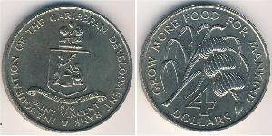 4 Dólar  Níquel/Cobre 