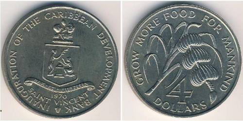 4 Dólar  Níquel/Cobre 