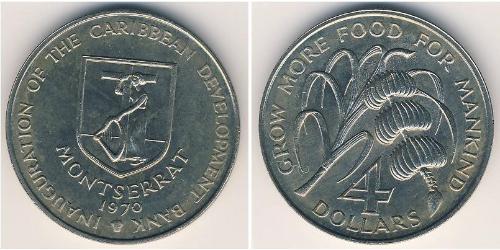 4 Dólar  Níquel/Cobre 