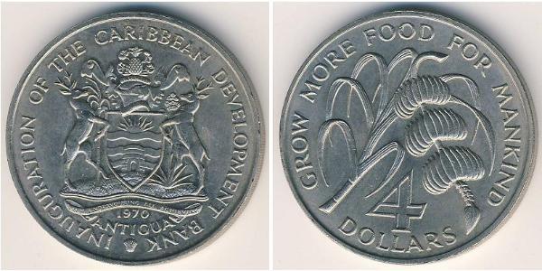 4 Dólar  Níquel/Cobre 