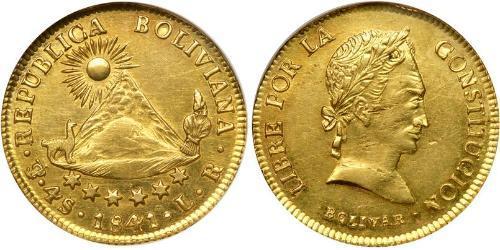 4 Escudo Bolivien (1825 - ) Gold 