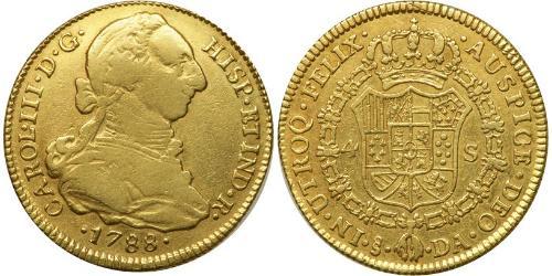 4 Escudo Chile Gold Karl III. von Spanien (1716 -1788)