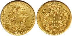 4 Escudo Kingdom of Portugal (1139-1910) Gold Peter III of Portugal (1717-1786)