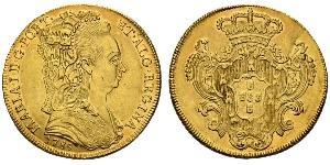 4 Escudo Kingdom of Portugal (1139-1910) Gold Maria I. von Portugal (1734-1816)