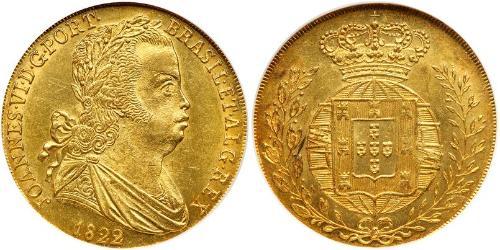 4 Escudo Kingdom of Portugal (1139-1910) Gold John VI of Portugal (1767-1826)