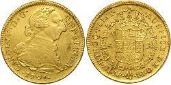 4 Escudo Peru Gold Charles IV of Spain (1748-1819)