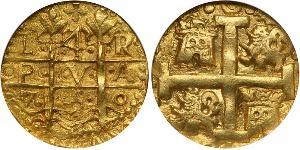 4 Escudo Peru Gold Ferdinand VI of Spain (1713-1759)