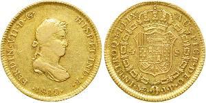 4 Escudo Peru Gold Ferdinand VII of Spain (1784-1833)