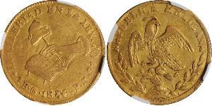 4 Escudo Second Federal Republic of Mexico (1846 - 1863) Gold 