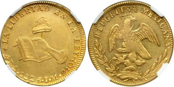 4 Escudo Second Federal Republic of Mexico (1846 - 1863) Gold 