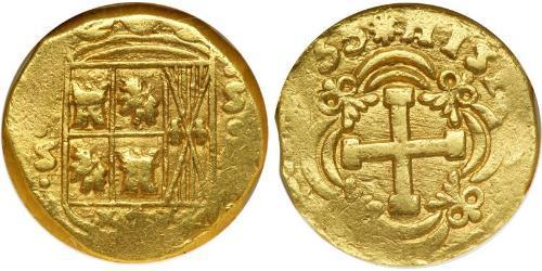 4 Escudo Viceroyalty of New Granada (1717 - 1819) Gold 