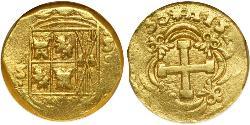 4 Escudo Vizekönigreich Neugranada (1717 - 1819) Gold 