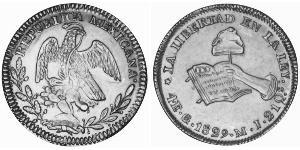 4 Escudo Second Federal Republic of Mexico (1846 - 1863) Or 