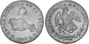 4 Escudo Second Federal Republic of Mexico (1846 - 1863) Or 