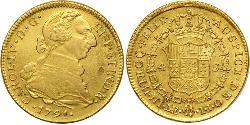 4 Escudo Perù Oro Carlo IV di Spagna (1748-1819)