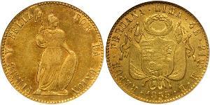 4 Escudo Perú Oro 