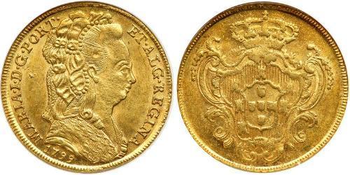 4 Escudo Regno del Portogallo (1139-1910) Oro Maria I del Portogallo (1734-1816)