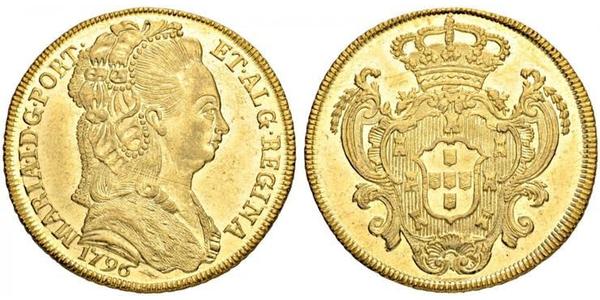 4 Escudo Regno del Portogallo (1139-1910) Oro Maria I del Portogallo (1734-1816)