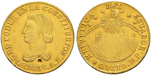 4 Escudo Ecuador 金 