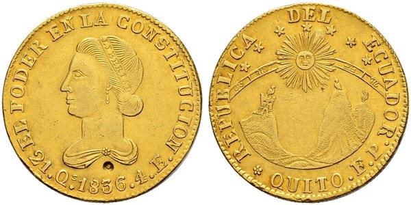 4 Escudo Ecuador 金 