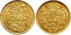 4 Escudo 葡萄牙王國 (1139 - 1910) 金 Maria I of Portugal (1734-1816)
