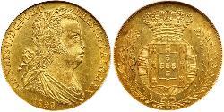 4 Escudo 葡萄牙王國 (1139 - 1910) 金 若昂六世 (1767 - 1826)