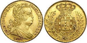 4 Escudo 葡萄牙王國 (1139 - 1910) 金 若昂六世 (1767 - 1826)