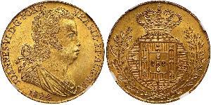 4 Escudo 葡萄牙王國 (1139 - 1910) 金 若昂六世 (1767 - 1826)