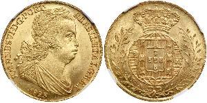 4 Escudo 葡萄牙王國 (1139 - 1910) 金 若昂六世 (1767 - 1826)