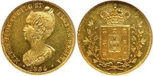 4 Escudo 葡萄牙王國 (1139 - 1910) 金 Maria II of Portugal (1819-1853)