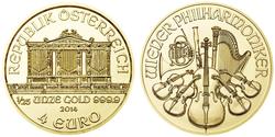 4 Euro Republic of Austria (1955 - ) Gold 