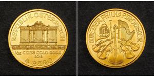 4 Euro Republic of Austria (1955 - ) Oro 