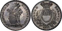 4 Franc Suiza Plata 