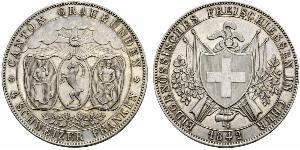 4 Franc Suiza Plata 
